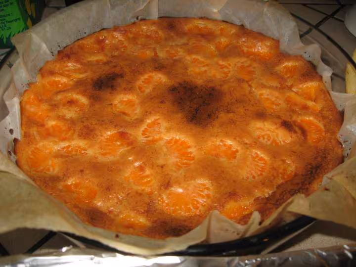 Flan a la clementine pour le dessert