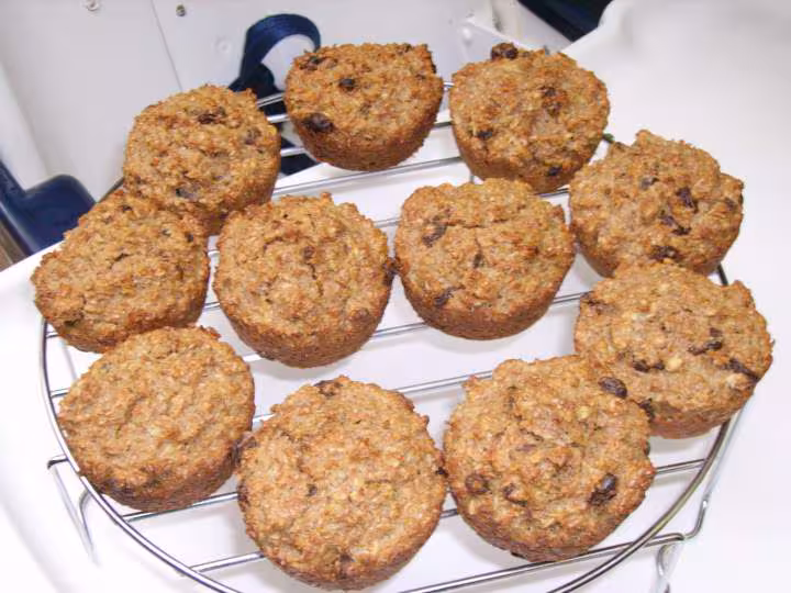 Muffins au son avoine et raisins secs 18 01 2007