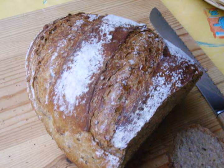 Pain aux cereales pour voir le grignes