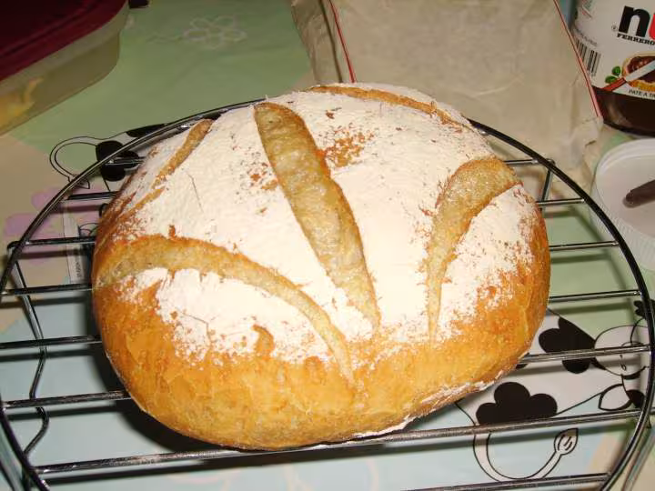 Pain nuit au frigo mais deja faconne