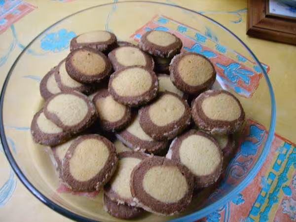 Petits biscuits orange chocolat