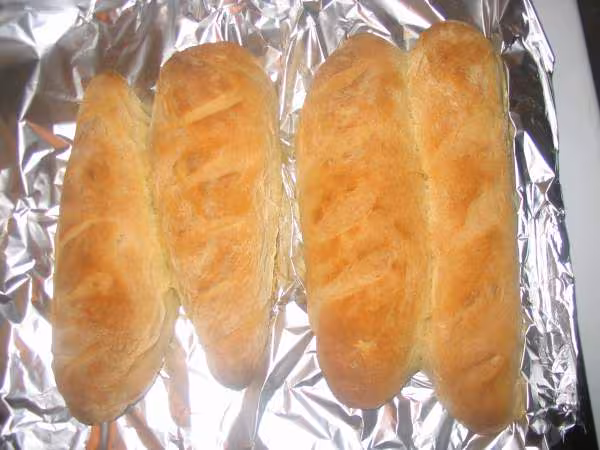 Baguettes apres cuisson