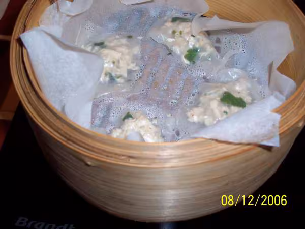 Raviolis farcis au vert