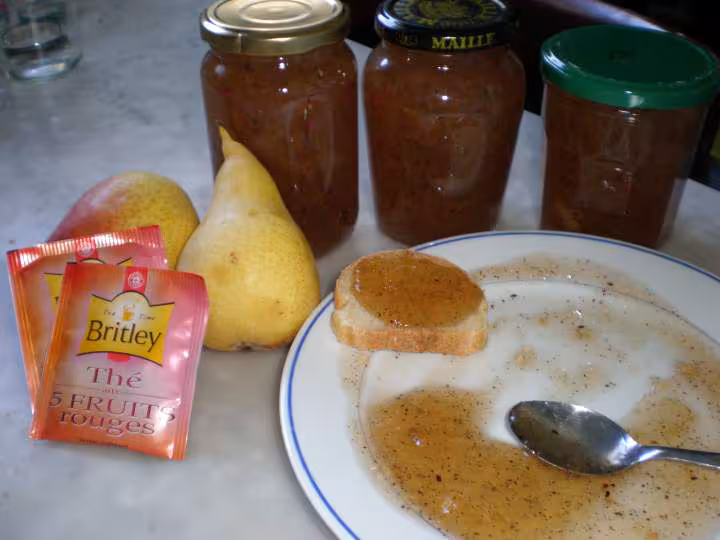 Confiture poires the