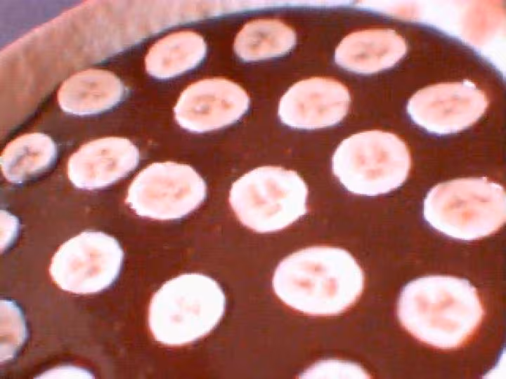 Tarte bananes pralinoise