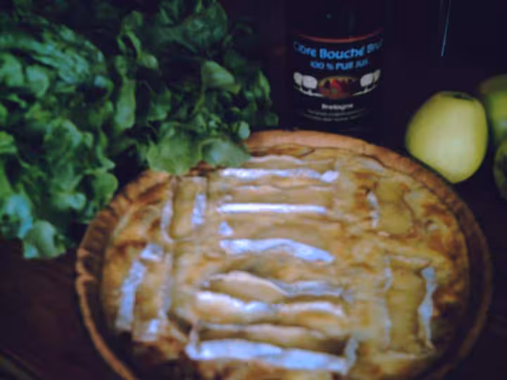 Tarte normande salee