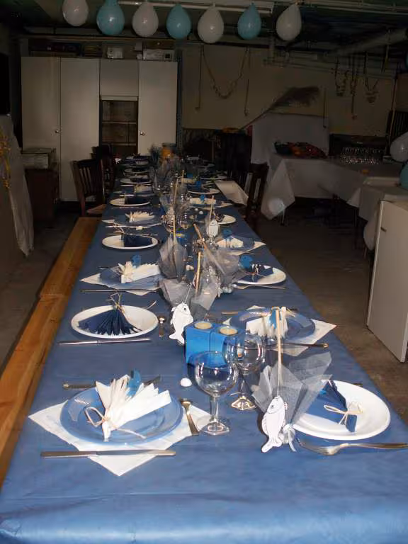 Table bapteme mer
