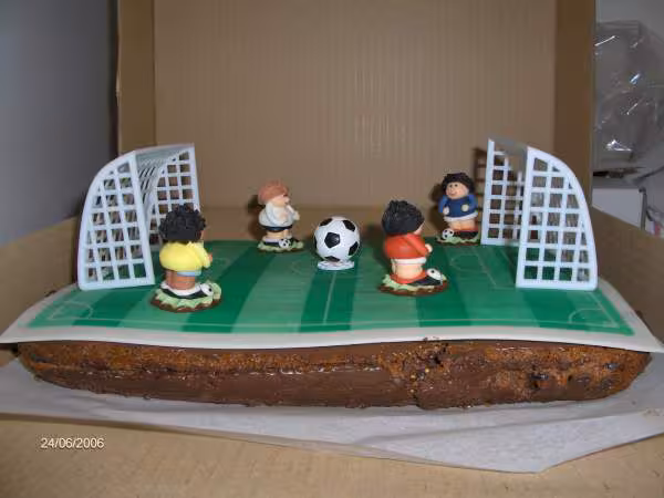 Gateau terrain de foot