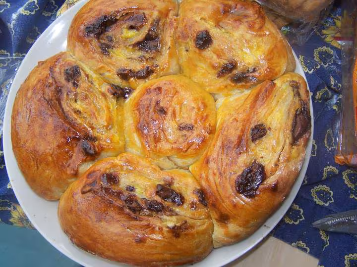 Mon premier chinois creme patissiere et chocolat