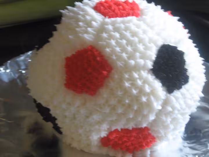 Gateau 3d ballon de foot 3