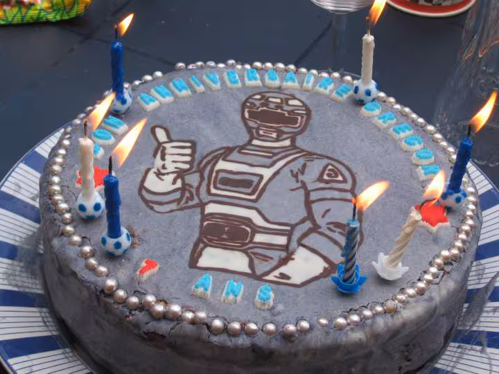 Gateau power rangers