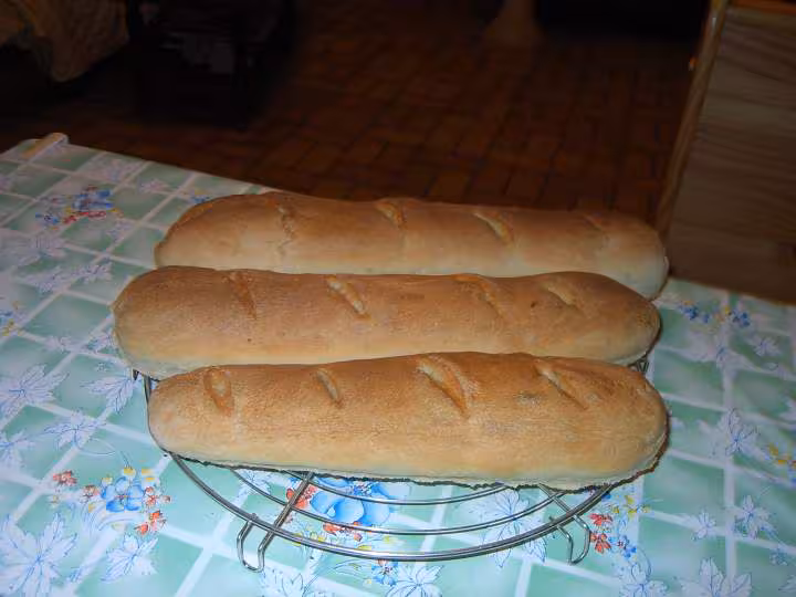 Mes 3 premieres baguettes