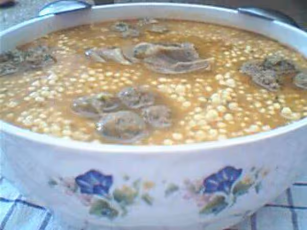 Berkoukes a la viande de mouton