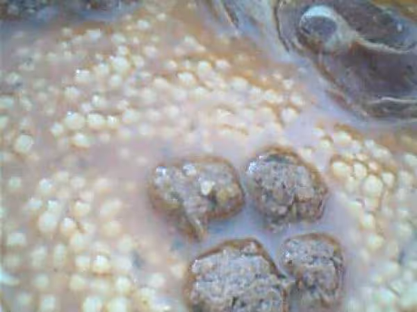 Berkoukes a la viande de mouton zoom