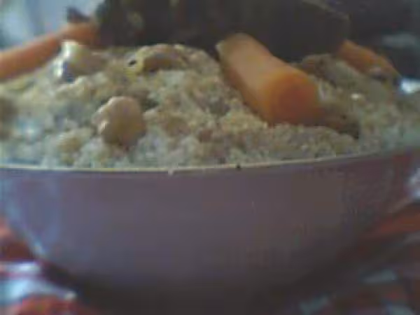 Couscous algerien orannais vue profil
