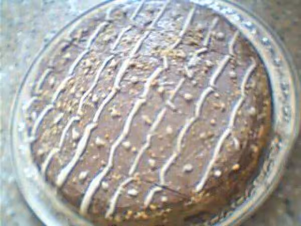 Gateau au chocolat noir et blanche