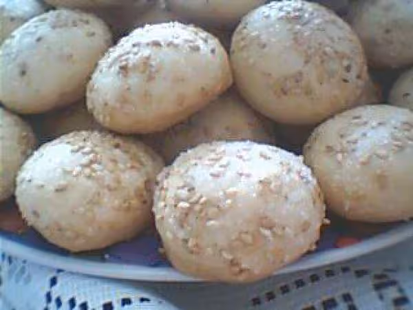 Gateau coccinelle au graines de sesame vue de ptret