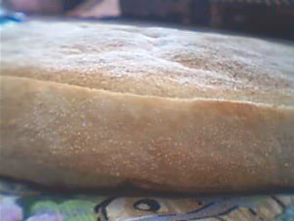 Khobz matloue pain algerien vue profil