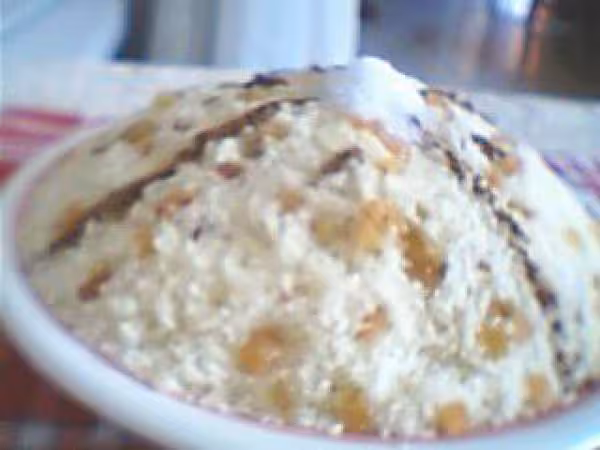 Seffa sucre aux raisins secs vue profil