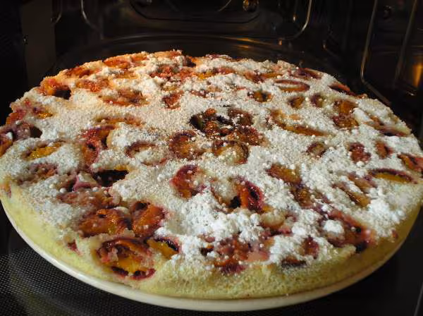 Gateau yaourt aux prunes