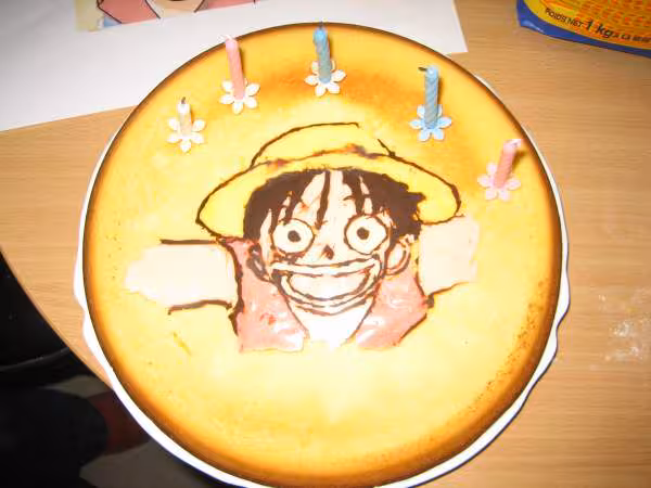 Gateau decor luffy