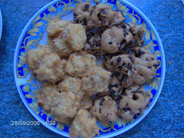 Choux au thon et choux aux anchois et olives