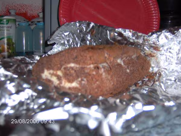 Gateau roule au chocolat