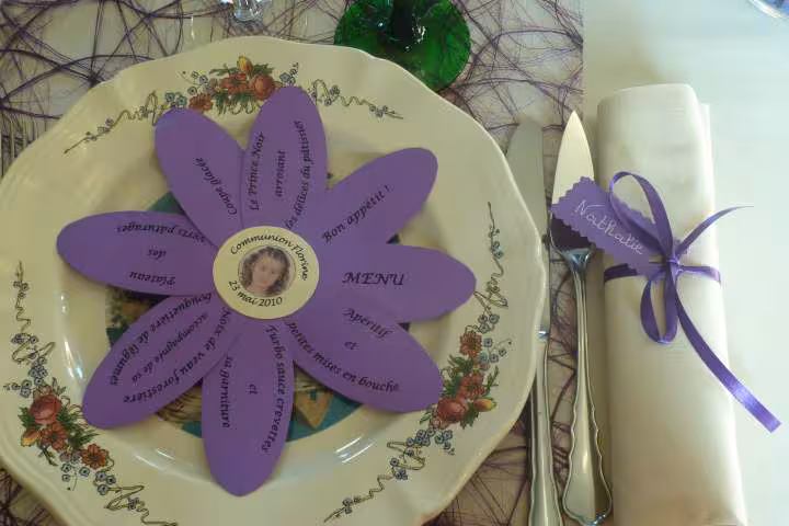 Menu communion