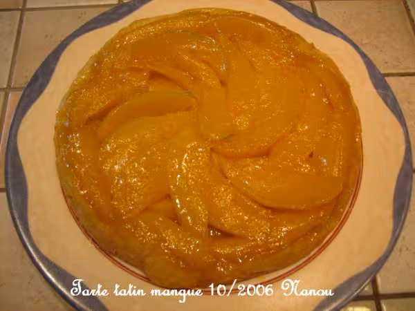 Tarte tatin mangue de ma grande soeur miam