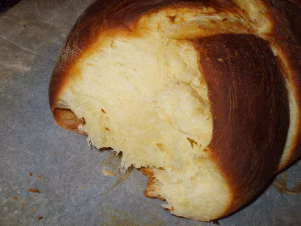 Brioche pechee face