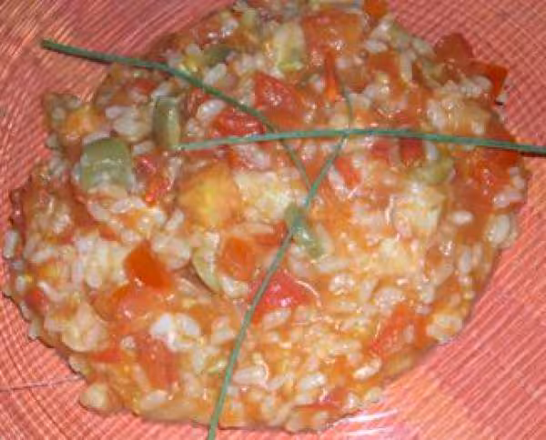 Risotto de tomates