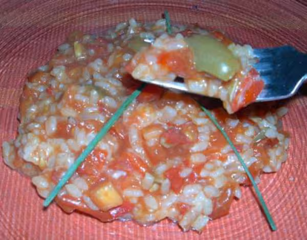 Risotto de tomates