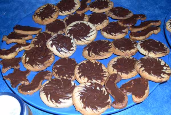 Sables a l orange au chocolat