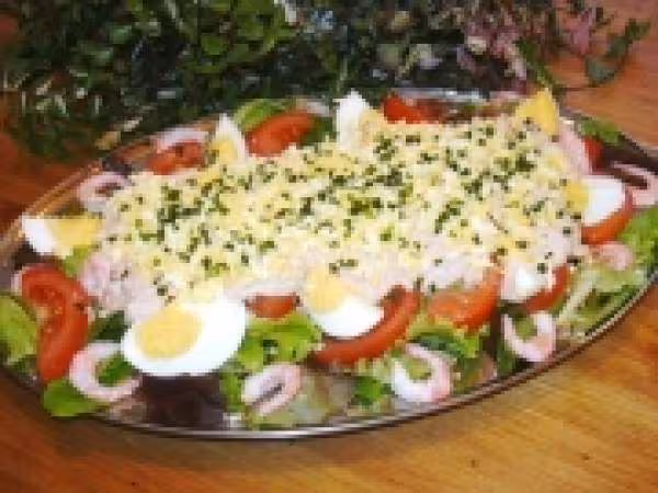 Salade crevettes