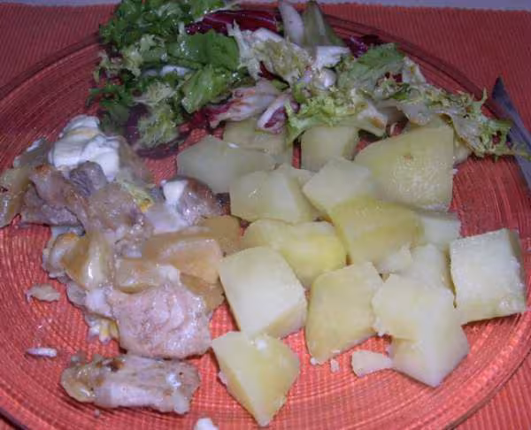 Saute de porc a l avesnoise