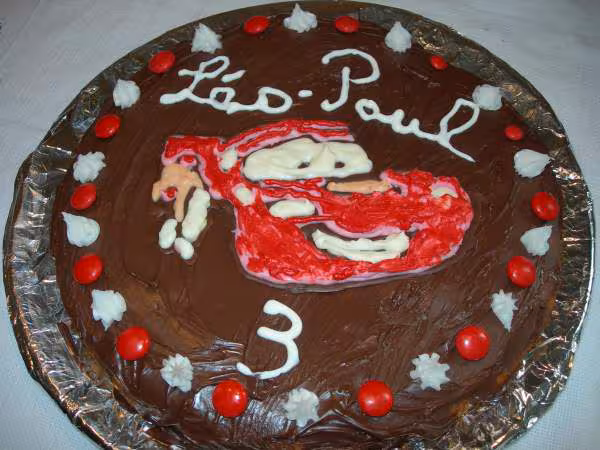 Gateau anniversaire cars
