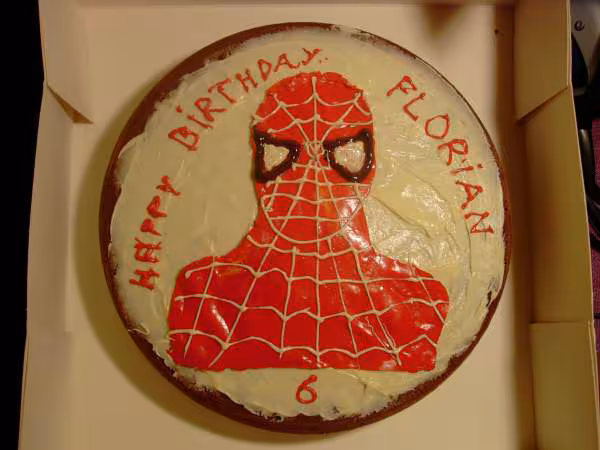 Gateau spiderman