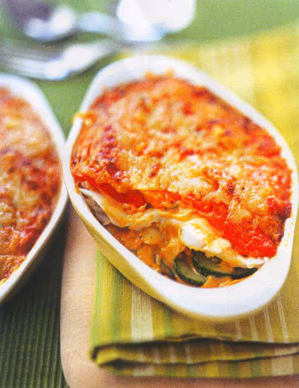 Gratin de poisson aux tomates