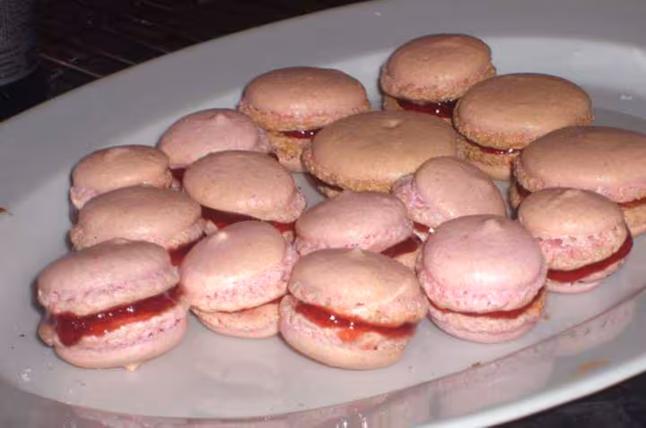 Macarons a la fraise