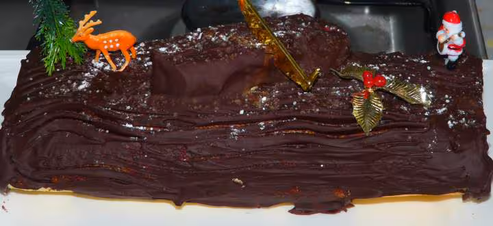 Buche poire chocolat