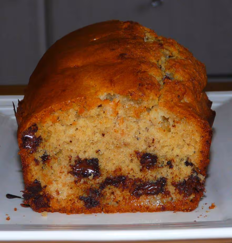 Cake poire et pepites de chocolat 2