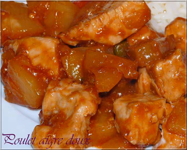 Poulet aigre doux ww