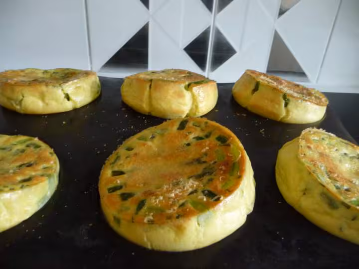 Clafoutis asperge sortie du four