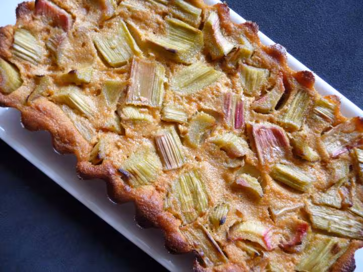 Clafoutis de rhubarbe