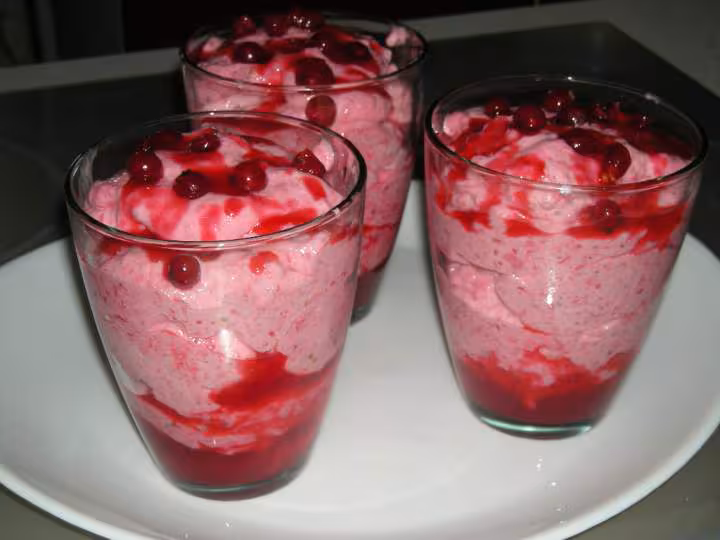 Mousse groseilles