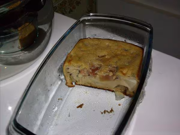 Gateau aux poires enfin ce qu il en reste