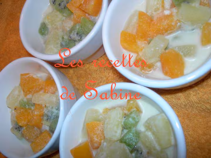 Salade de fruits a la noix de coco
