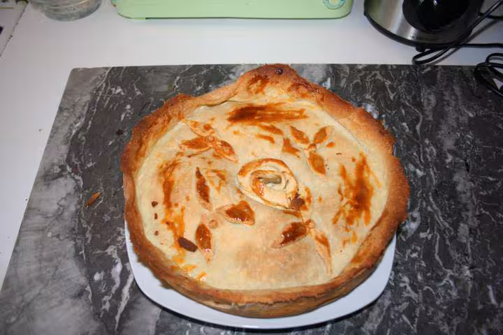 Tourte au boeuf hache
