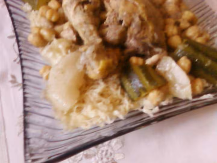 Rechta courgettenavet pois chiches
