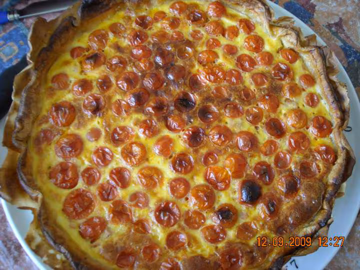 Tarte thon tomates 2